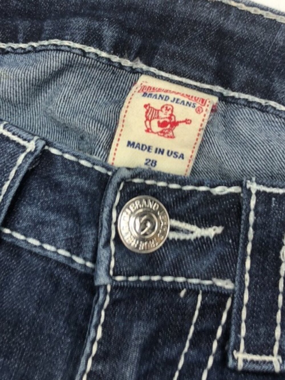 TRUE RELIGION SKINNY STYLE 28x29 AUTH WITH SERIAL NUMBER 🦋 - Picture 2 of 13
